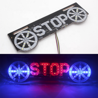 1PC Feu de moto à LED, clignotant STOP, lampe indicatrice de frein, clignotant de direction, feu arrière, 12V, accessoires universels de signalisation