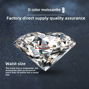 卸売5カラットルースモアッサナイトストーンDIYリング空のサポート砂利半仕上げ人工宝石ダイヤモンド - Product Image 5