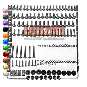 Kit de tornillos de carenado de acero inoxidable para <span class=keywords><strong>KAWASAKI</strong></span> NINJA <span class=keywords><strong>ZX</strong></span> 6R <span class=keywords><strong>ZX</strong></span>-6R ZX6R 19 20 21 22 23 2019 2020 <span class=keywords><strong>2021</strong></span> 2022 2023, tuercas de carrocería - Product Image 1