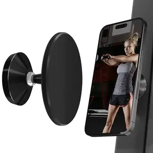 360 Adjustable Magnetic pemegang telepon teman Gym Mate N52 ekstra kuat Gym Dual magnetik dudukan telepon untuk Magsafing ponsel