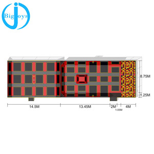 Équipement de parc de trampolines intérieur commercial personnalisé et excitant pour tous les âges en promotion - Product Image 3