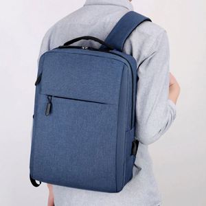 Custom Deep Storage Laptop <b>Backpack</b> USB Charging Port Waterproof Polyester 20-39L Capacity College <b>School</b> Computer Bookbag - Product Image 3