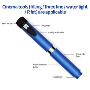 Pluma <span class=keywords><strong>de</strong></span> Inyección <span class=keywords><strong>de</strong></span> <span class=keywords><strong>Insulina</strong></span> Metálica Reutilizable V2, Dosis Ajustable <span class=keywords><strong>de</strong></span> 60U, <span class=keywords><strong>Cartucho</strong></span> <span class=keywords><strong>de</strong></span> 3ml Compatible, Venta al por Mayor <span class=keywords><strong>de</strong></span> Fábrica - Product Image 3