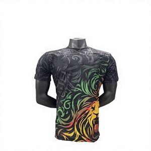 Camiseta de Fútbol de Camerún 2026-27 Personalizada al por Mayor, Versión Jugador Local/Visitante, AFCON Indomitable Lions, Parte Delantera de Spandex/Poliéster - Product Image 2