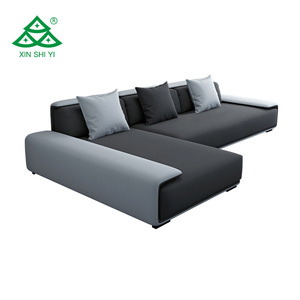 Set di Divani Convertibili in Tessuto dal Design Moderno e Semplice per Soggiorno, Fornitura Diretta dalla Fabbrica per Arredamento Appartamento - Product Image 4