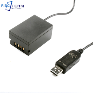 Batería Ficticia FNP-T125 USB QC3.0 con Adaptador de Corriente NP-T125 para Cámara Digital Fuji <span class=keywords><strong>Fujifilm</strong></span> GFX50S GFX50R <span class=keywords><strong>GFX</strong></span> 50S 50R - Product Image 2