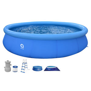 Piscina inflable gigante <span class=keywords><strong>de</strong></span> <span class=keywords><strong>15</strong></span> <span class=keywords><strong>pies</strong></span>, bomba <span class=keywords><strong>de</strong></span> filtro y escalera - Product Image 1