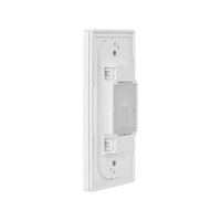 Interrupteur à bouton poussoir cinétique BLE, auto-alimenté, télécommande murale sans remplacement de batterie pour l'éclairage LED via le réseau maillé