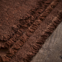 Tapis de thé en lin-coton style Zen chinois, résistant aux taches, chemin de table isolant thermiquement pour théière et tasses