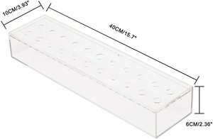 2 Gói Trong 1 Đơn Vị Sang Trọng Trong Suốt Acrylic Dài Hình Chữ Nhật Hoa Quà Tặng Bao Bì Hộp Cho Hoa - Product Image 4