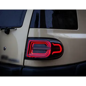 Luz trasera de coche modificada con movimiento Dk para FJ Cruiser 2007 - 2017 luz trasera Led freno de parada montaje trasera de marcha diurna