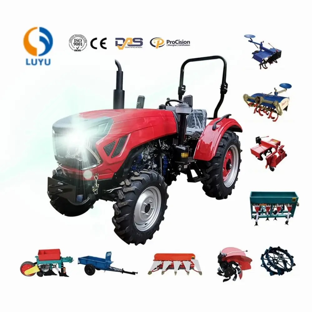 Máy Kéo Nông Nghiệp Máy Kéo Mini Trang Trại 35HP 40HP 50HP 70HP 4X4 Máy Nông Nghiệp Máy Kéo Nhỏ Trang Trại Giá Rẻ Để Bán