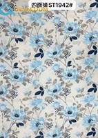 Kain Tenun Cetak Digital Motif Bunga Paisley Vintage, Tekstil Pola Bunga Kustom untuk Gaun, Rok, dan Pakaian Wanita Musim Panas, MOQ Rendah