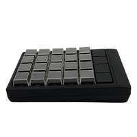 Clavier mécanique programmable USB Cherry MX POS, 20 touches personnalisables, prise en charge OPOS/JPOS pour Windows/Linux/Android/iOS