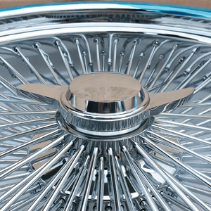 Cerchi a Raggi Cromati Classici Personalizzati 20 22 24 26 Pollici per Chevrolet Impala Caprice Thunderbird - Product Image 3