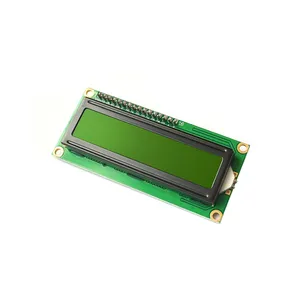 Yellow Green Backlight 1602 Screen 16x2 Character LCD Display Module With I2C Adapter