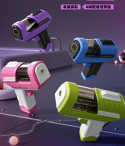 Petit pistolet à eau en plastique jouet ensemble <span class=keywords><strong>4</strong></span> couleurs jouet d'été enfants jouer éclaboussures d'eau enfants jardin extérieur pistolet à eau jouets - Product Image 6