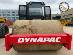 Good Condition Used Dynapac Single Drum Road Roller CA25D CA301D CA251D Diesel Engine 110 kW 40-70kN Static <b>Pressure</b> Motor - Product Image 5