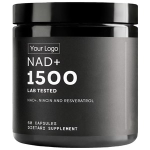 Cápsulas OEM NAD <span class=keywords><strong>Plus</strong></span> 1500mg, Mezcla de Niacina y Resveratrol, Suplemento Dietético Probado en Laboratorio, RiaGev-<span class=keywords><strong>WS</strong></span>, Vitamina B3, D-Ribosa, 60 Unidades - Product Image 3