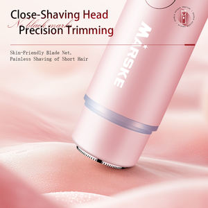 Rasoir électrique double tête MARSKE pour femmes, appareil d'<span class=keywords><strong>épilation</strong></span> corporelle complète, épilateur pour zones intimes, compact et portable - Product Image 5