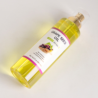 Huile de pépins de raisin pressée à froid naturelle 500 ml, marque privée, antioxydante, blanchissante, anti-âge