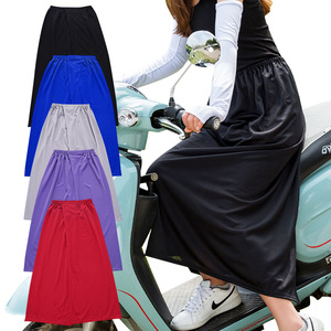 Sun Protection Skirt Long Solid Color Upf 50 For Cycling Outdoor Wear - Product Image 1