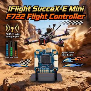 คอนโทรลเลอร์การบิน <span class=keywords><strong>IFlight</strong></span> SucceX-E Mini F722 MPU6000 ขนาด 20x20 มม. 16MB แบล็คบ็อกซ์ 5V 2.5A BEC ดิจิตอล HD Plug Mini Tower <span class=keywords><strong>FC</strong></span> Board - Product Image 1