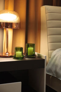 Hand-Blown Bamboo-Shaped <strong>Glass</strong> Tea Light <strong>Holder</strong> Eco-Friendly Green Decorative <strong>Candle</strong> Stand for Table Centerpiece - Product Image 6