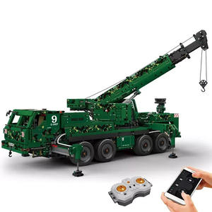 Mould <span class=keywords><strong>King</strong></span> 20009 <span class=keywords><strong>jouet</strong></span> d'apprentissage pour enfants, camion télécommandé, bloc <span class=keywords><strong>de</strong></span> construction en brique, <span class=keywords><strong>jouet</strong></span> RC, grue <span class=keywords><strong>de</strong></span> récupération blindée, créatif pour enfants - Product Image 1