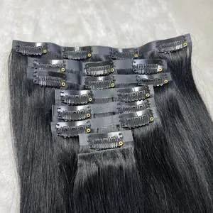 Nhà cung cấp bán buôn dày End vô hình PU Nguyên Cô Gái Tóc Vàng liền mạch clip trong phần mở rộng tóc