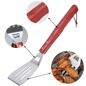 Juego de 5 Utensilios para Barbacoa de Acero Inoxidable, Tenedor, Pinzas, Espátula, Delantal, Accesorios para Plancha, Antiadherentes y Resistentes al Calor - Product Image 3