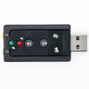 Tarjeta de sonido de 7,1 canales, dispositivo de <span class=keywords><strong>Audio</strong></span> externo sin unidad, USB 2,0, para ordenador portátil, otros dispositivos de <span class=keywords><strong>Audio</strong></span> para el hogar - Product Image 4