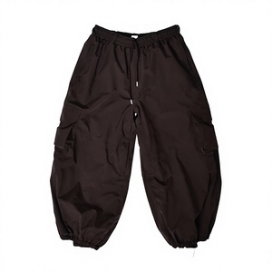 Pantalones de esquí profesionales al aire libre holgados impermeables ropa de esquí Unisex transpirable doble tabla sola tabla pantalones de invierno - Product Image 1