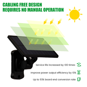 Đèn Gắn Tường Năng Lượng Mặt Trời Cảm Biến Chuyển Động 2022 Đèn Led Gắn Tường Ngoài Trời HOWPOW LED COB - Product Image 4