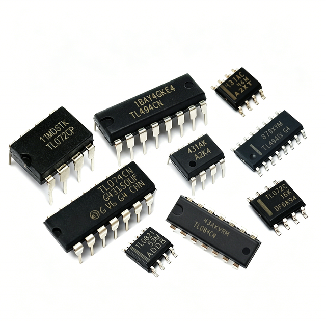TL494CN TL072CDR TL431 TL2262 TL062 072 074 082 084 IC Chips