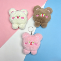 Broche en peluche ours à deux pattes, personnalisée à partir d'illustration, vente en gros, pendentif DIY, pince à cheveux, accessoire vestimentaire, pièces d'ornement