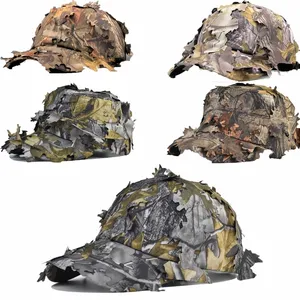 Wholesale Outdoor Camouflage Hats Woods Hunting Fishing Anti-terrorism Combat Leaf Camouflage Baseball Cap Camping Fishing Caps