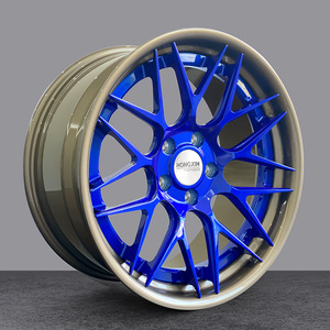 신형 단조 휠 17/18/19/20/21/22 인치 알루미늄 합금 6061-T6 오프로드 5x120 15mm ET 경량 단조 응용 - Product Image 4