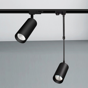 <span class=keywords><strong>Spot</strong></span> LED sur <span class=keywords><strong>rail</strong></span> en aluminium 220V 10W/15W <span class=keywords><strong>avec</strong></span> tige de suspension réglable pour éclairage sur <span class=keywords><strong>rail</strong></span> domestique et commercial - Product Image 2