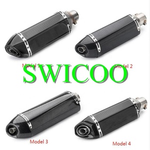 Silenciador de fibra de carbono para motocicleta, 51mm, silenciador de escape para motocross modificado - Product Image 2