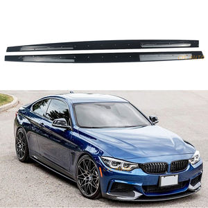 Extensión de faldones laterales estilo MP Performance para <span class=keywords><strong>BMW</strong></span> Serie 4 428i <span class=keywords><strong>430i</strong></span> 440i F32 Coupé 2014 2015 2016 2017 <span class=keywords><strong>2018</strong></span> 2019 2020+ - Product Image 1