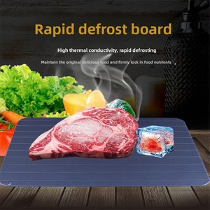 Bandeja de descongelación rápida de aluminio Premium personalizada, <span class=keywords><strong>placa</strong></span> de descongelación rápida para carne y marisco, cocina y hogar - Product Image 2