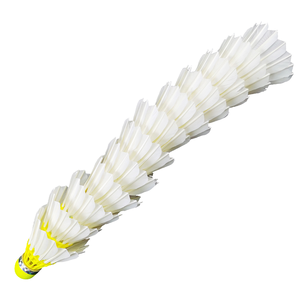 <span class=keywords><strong>LING</strong></span> SHANG LS500 Volano Professionale da Badminton a Doppio Strato con Sughero e Piume d'Oca, Leggero e ad Alta Durabilità - Product Image 1