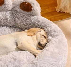 Weiches Baumwoll-Zwinger nest für Hundeplüsch-Palmen-Design-Haustier betten - Product Image 4