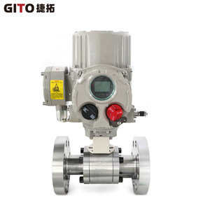 Vanne à boisseau sphérique électrique DN65 à bride en acier inoxydable haute pression forgée, structure manuelle à angle fixe pour l'eau, haute performance OEM - Product Image 2