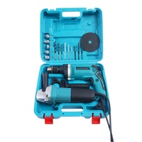 Ensemble d'outils électriques sans fil avec perceuse-visseuse électrique, embouts et kit d'outils manuels polyvalents pour la réparation à domicile