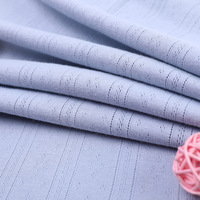Tissu Jacquard Pointelle Tricoté 3D 100% Coton Peigné en Gros pour Barboteuses, T-shirts, Débardeurs et Pyjamas pour Bébés et Enfants