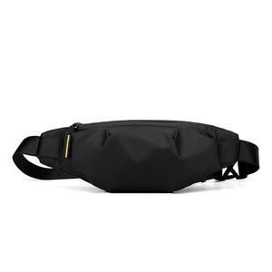Fashion Lightweight Streetwear Sports Travel Outdoor Leisure <b>Black</b> Gray Waist <b>Bag</b> Bum Pouch Fanny Pack Men - Product Image 2