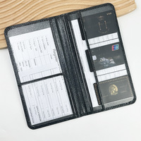 Portefeuille brillant en PU pour permis de conduire, en similicuir, grande capacité, personnalisable, pour documents d'immatriculation et de garantie de voiture