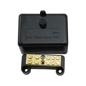 Jh5b Úc 100A 500V 5 lỗ điện đồng 16 mét khối thiết bị đầu cuối hộp Brass hoạt động/Trung tính liên kết cáp Hộp nối - Product Image 4